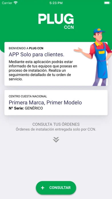 PLUG CCN Clientes سکرین شاٹس