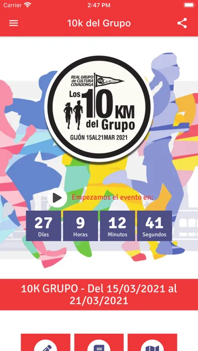 Captures d'écran de 10km del Grupo