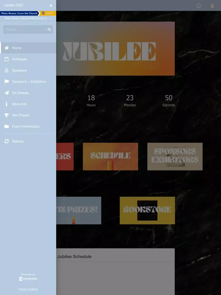 Jubilee Conference iPad  スクリーンショット