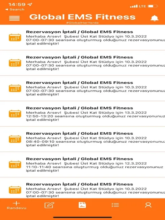 Global EMS Fitness iPad  스크린샷