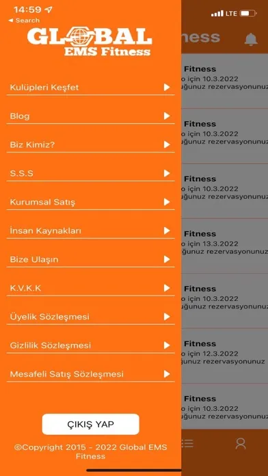 Global EMS Fitness 스크린샷