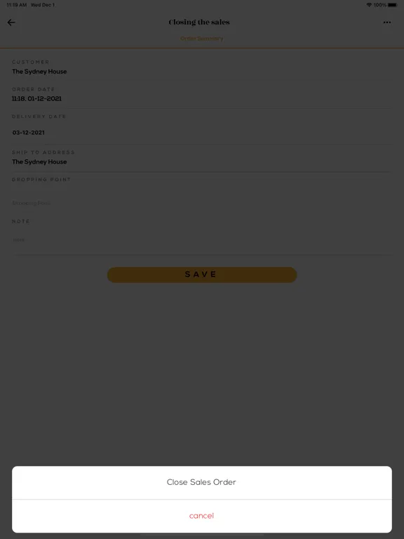 CCP DMS Mobile iPad  স্ক্রিনশট