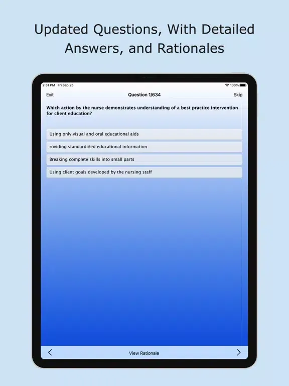 CCRN Master Prep iPad  Screenshots