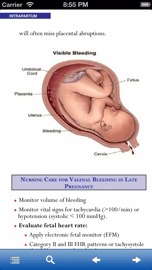 Tangkapan layar Obstetrics and Gynecology Nursing Manual
