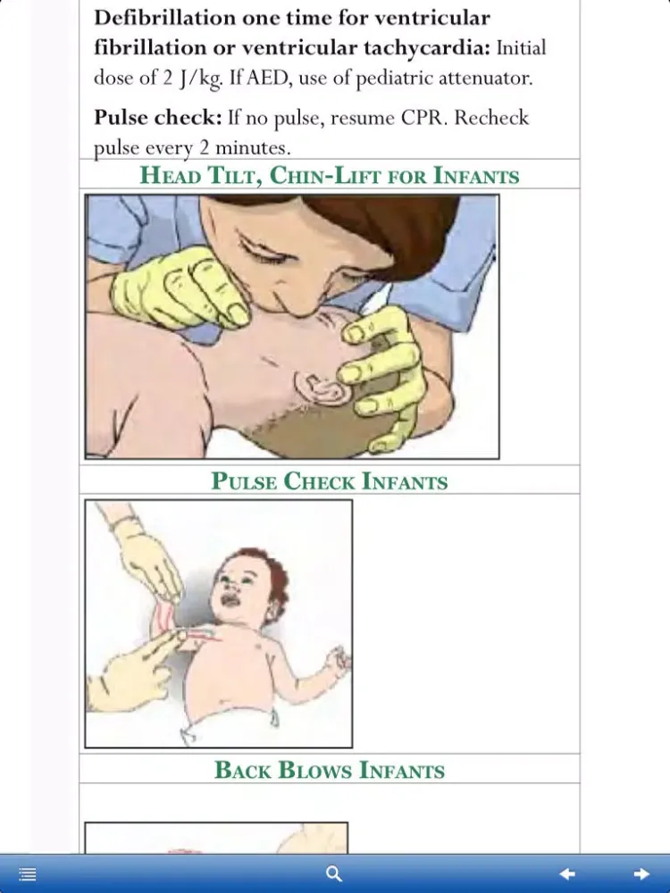 Zrzuty ekranu Pediatrics Manual iPad 