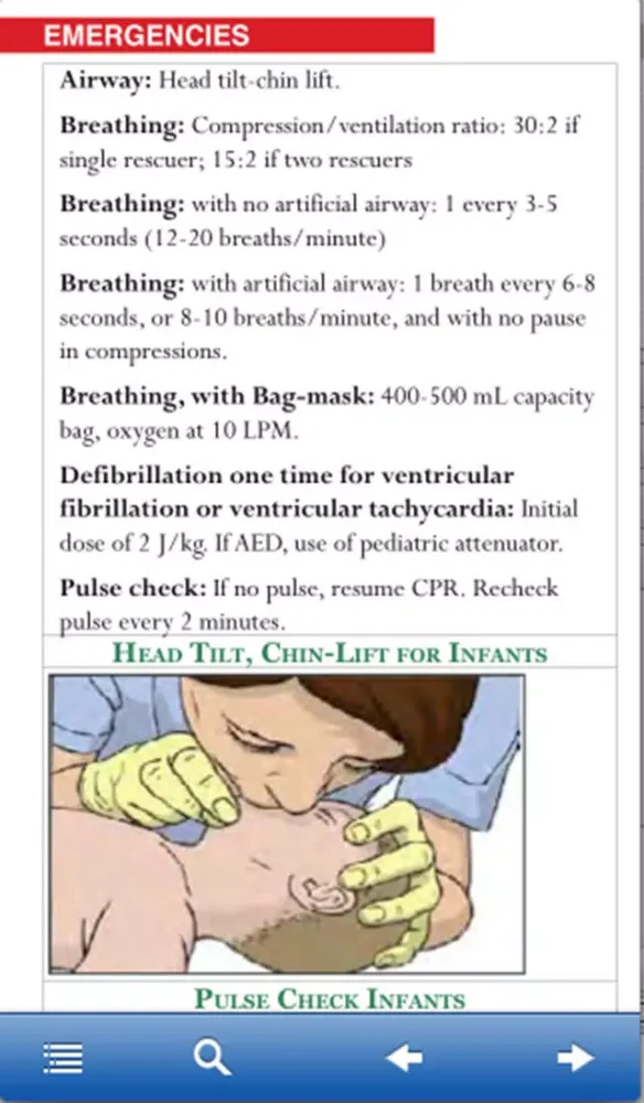 Zrzuty ekranu Pediatrics Manual