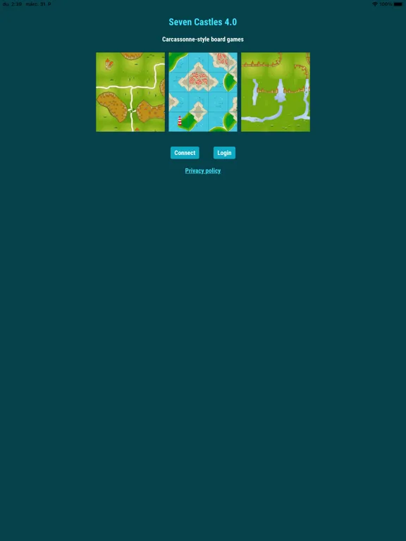 Capturas de tela do Seven Castles iPad 