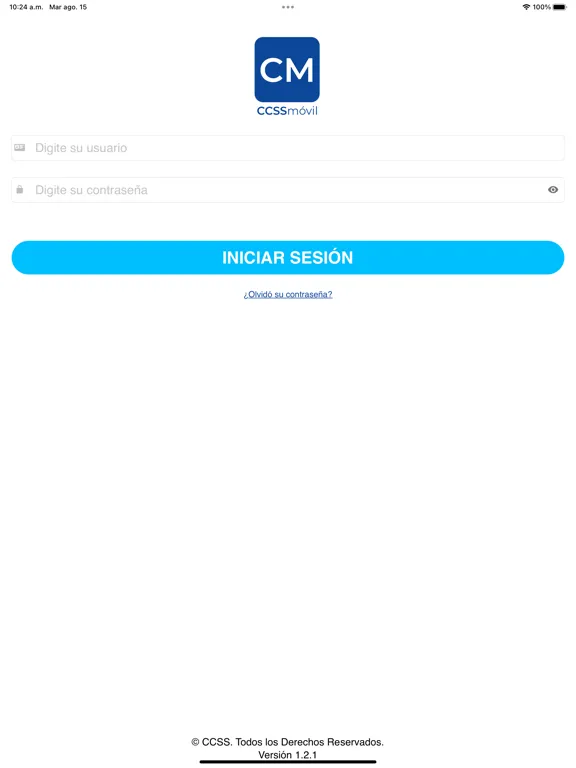 Ảnh chụp màn hình của CCSSmóvil iPad 