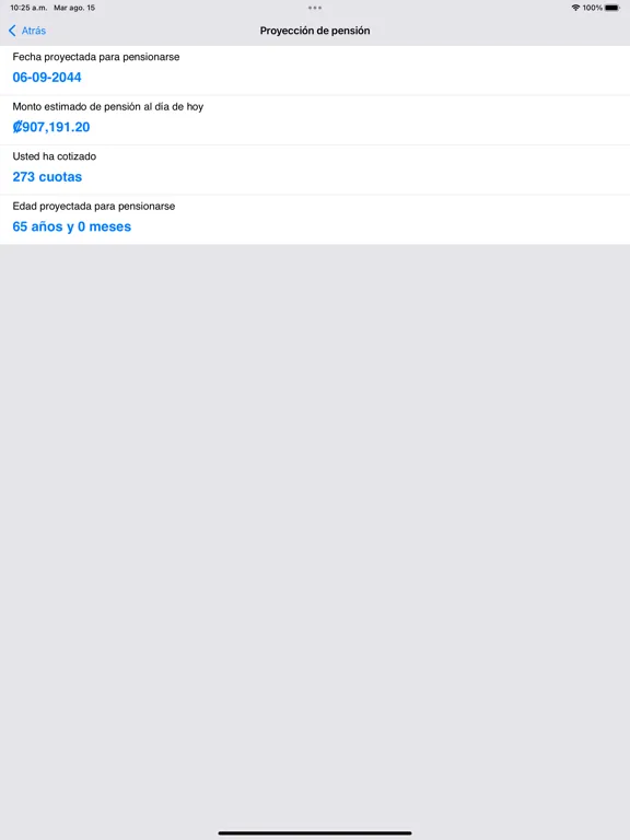 Ảnh chụp màn hình của CCSSmóvil iPad 