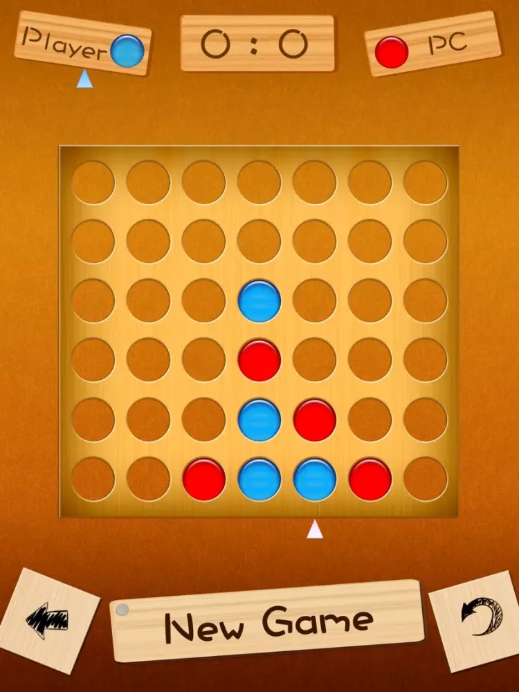 Happy Four in a Row iPad  Screenshots