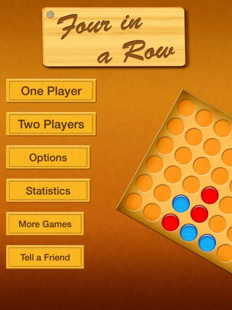 Happy Four in a Row iPad  Screenshots