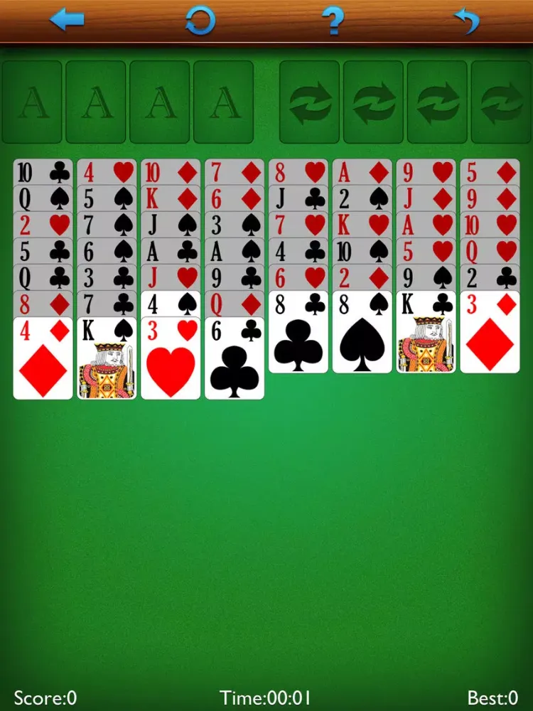 Happy FreeCell HD iPad  Ekran Görüntüleri