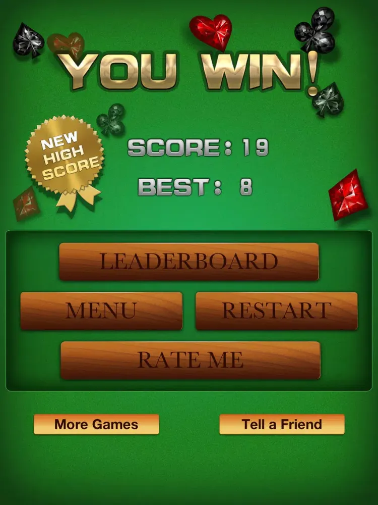 Happy FreeCell HD iPad  Ekran Görüntüleri