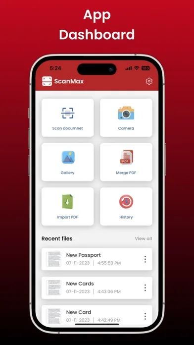 Capturas de pantalla de PDF Scan & Generate - ScanMax