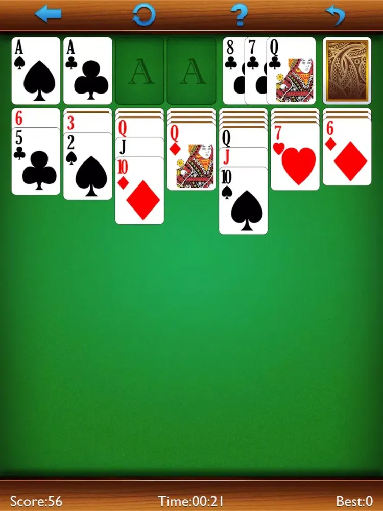 Tangkapan skrin Happy Solitaire HD iPad 