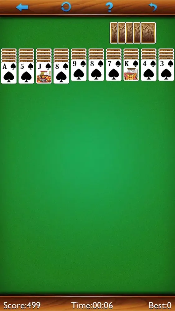 Ảnh chụp màn hình của Happy Spider Solitaire
