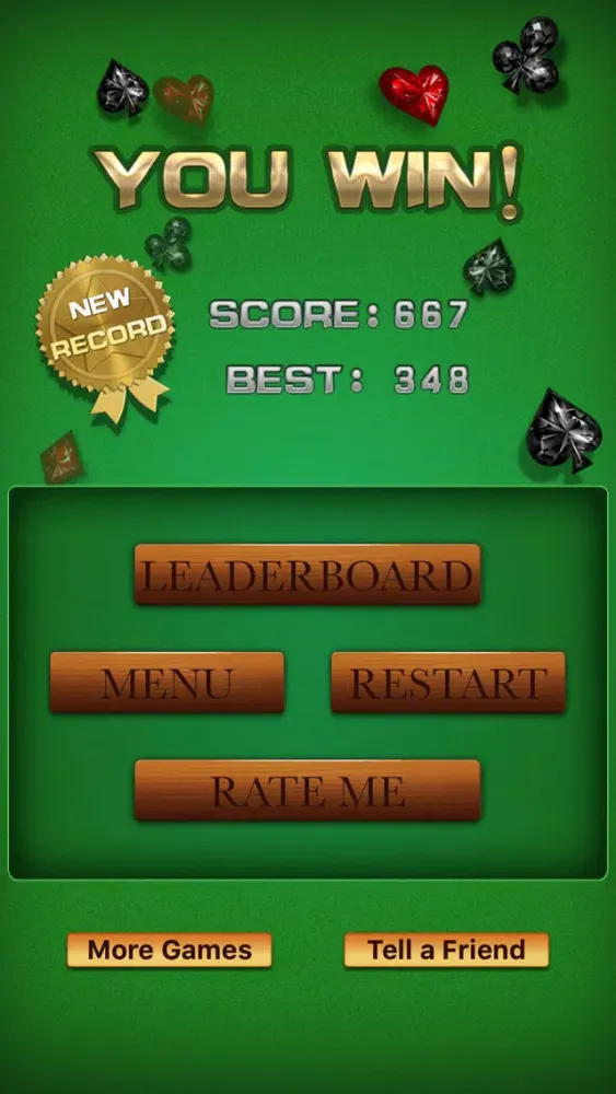Ảnh chụp màn hình của Happy Spider Solitaire