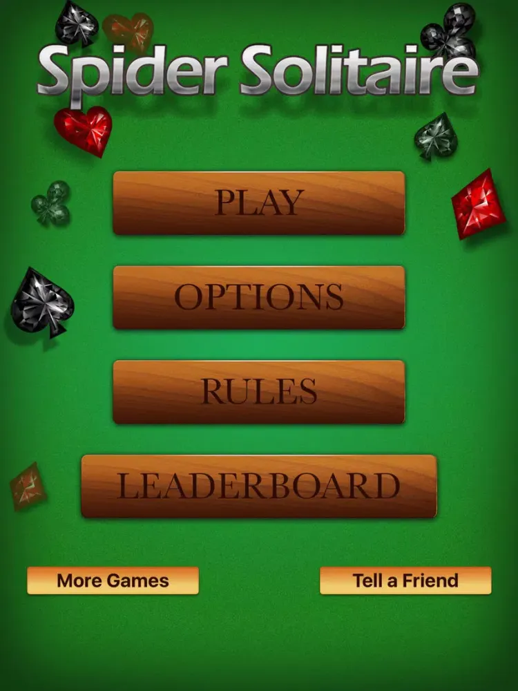 Happy Spider Solitaire HD iPad  Ekran Görüntüleri