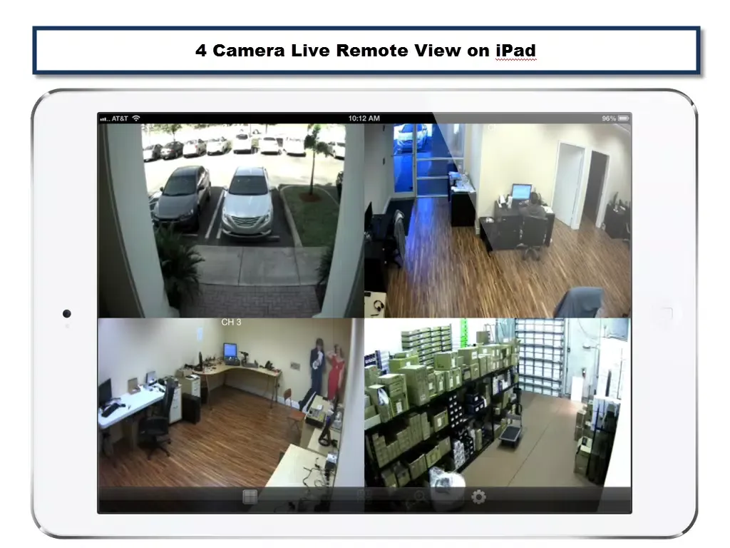 Viewtron - Mobile DVR Viewer for CCTV Surveillance iPad 应用截图