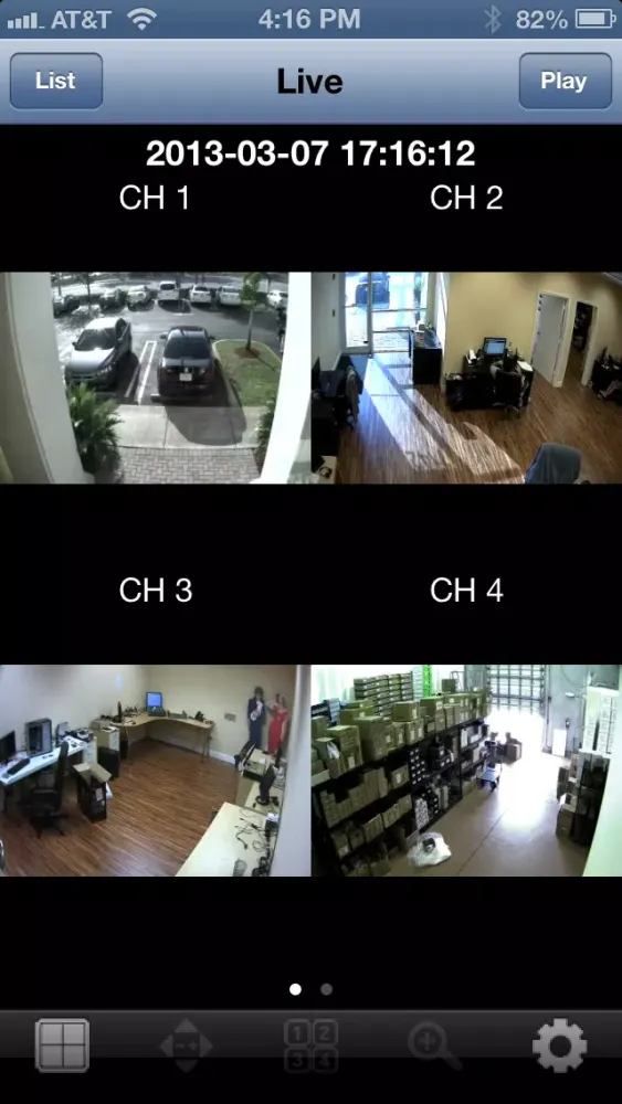 Viewtron - Mobile DVR Viewer for CCTV Surveillance应用截图