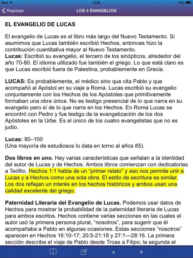 LOS 4 EVANGELIOS iPad  سکرین شاٹس