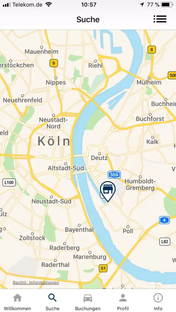 Volvo Corporate Carsharing Screenshots