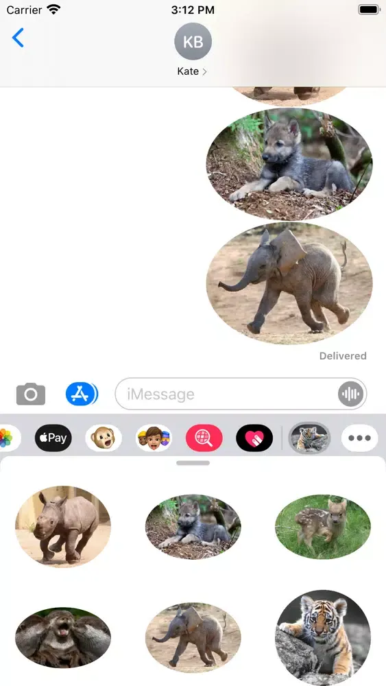 Zrzuty ekranu Amazing Animals Stickers Pack
