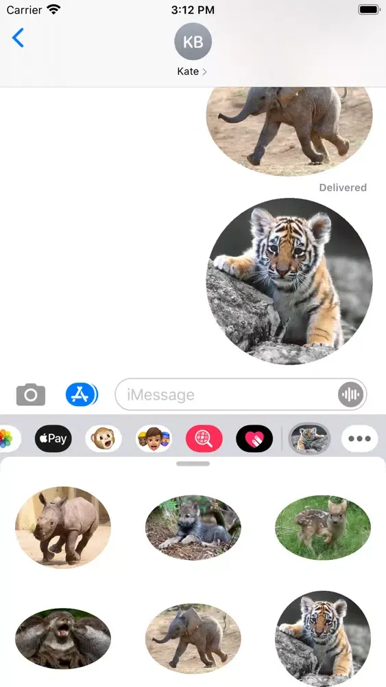 Zrzuty ekranu Amazing Animals Stickers Pack