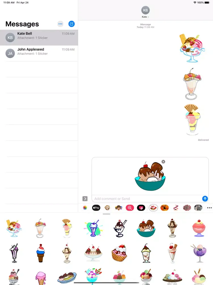 Amazing Ice Creams iPad  Screenshots