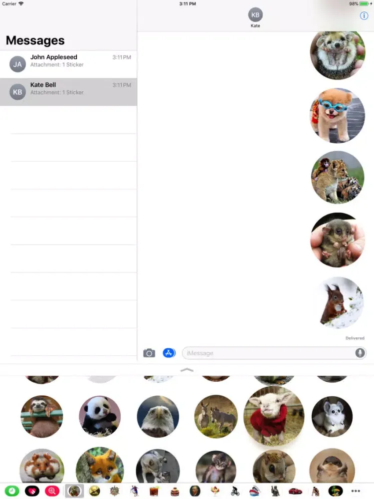 Amazing Zoo Sticker iPad  স্ক্রিনশট