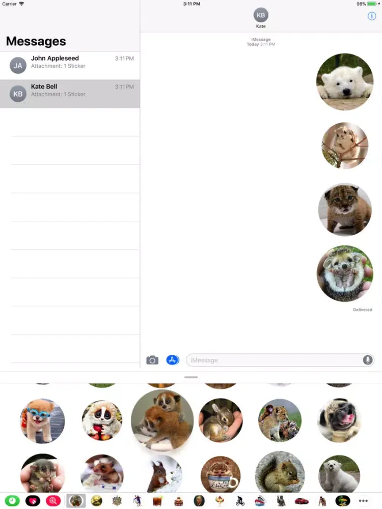 Amazing Zoo Sticker iPad  স্ক্রিনশট