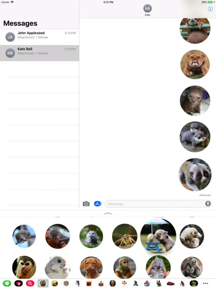 Amazing Zoo Sticker iPad  স্ক্রিনশট