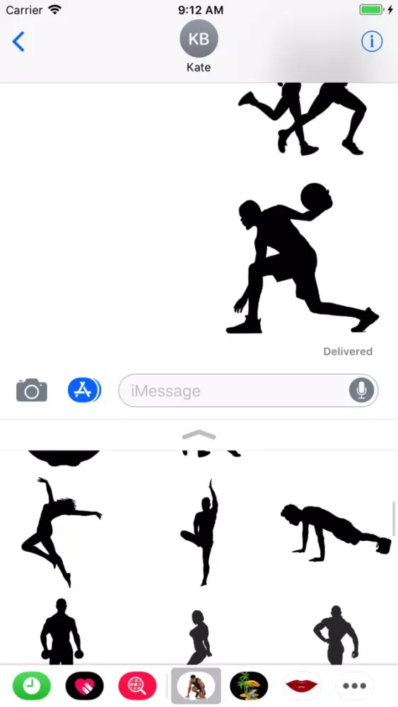 Body Building Set Stickers應用截圖