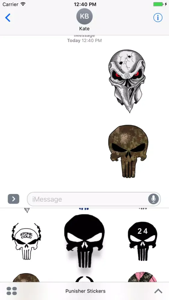صور Punisher Stickers Bundle