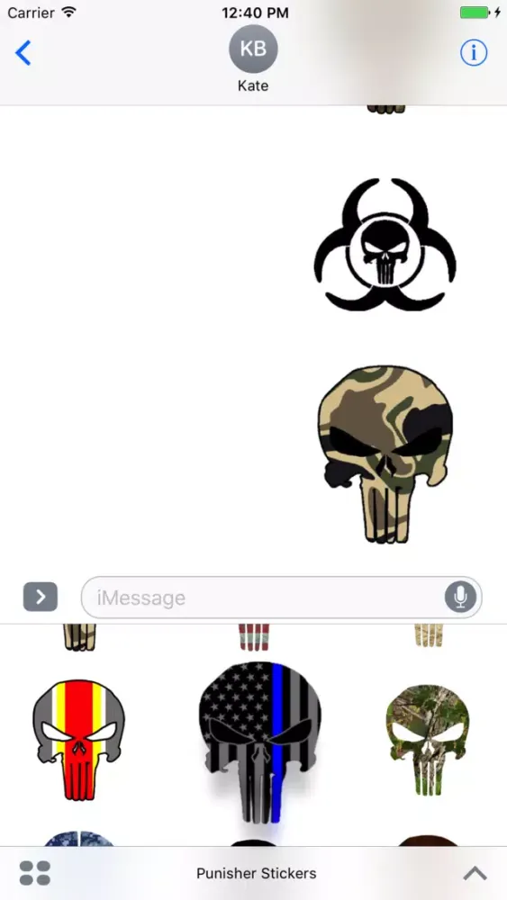 صور Punisher Stickers Bundle