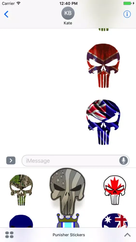 صور Punisher Stickers Bundle
