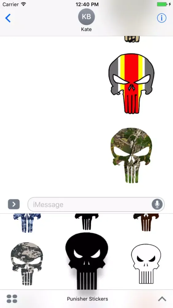 صور Punisher Stickers Bundle