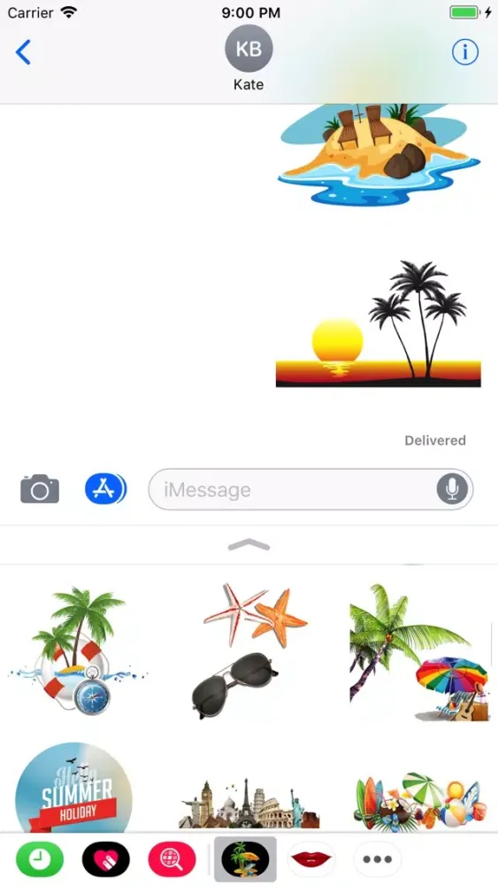 ภาพหน้าจอของ Stickers For Holiday