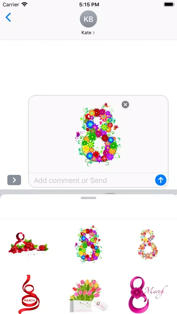 Tangkapan skrin Women's day stickers HD