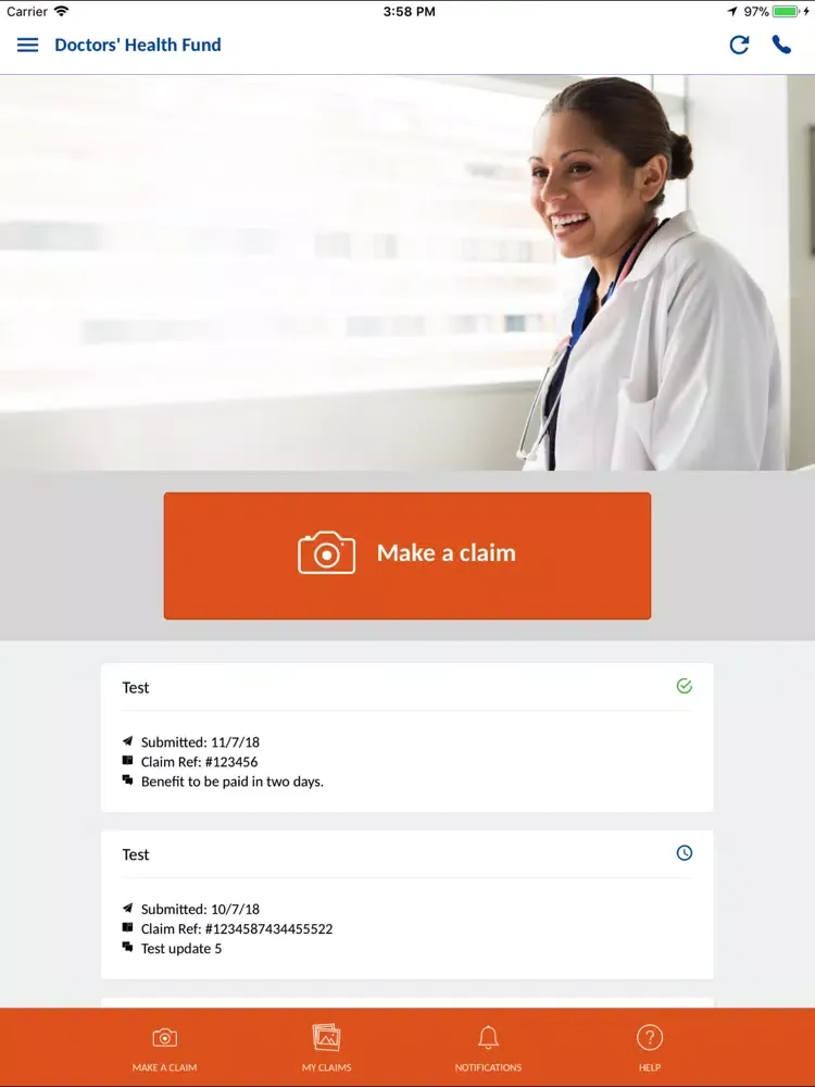 صور Doctors Health Fund iPad 