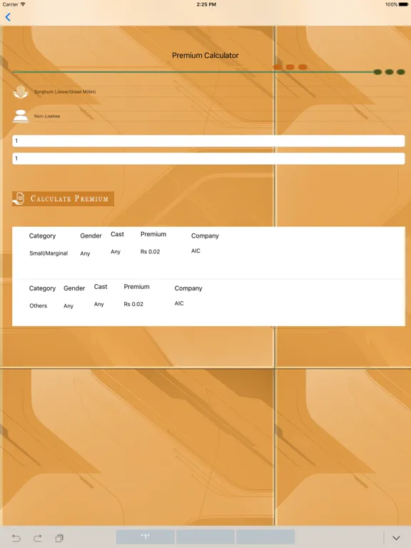 CropInsurance iPad  스크린샷