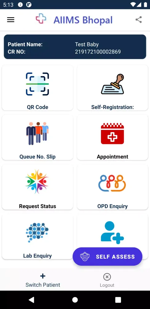 AIIMS Bhopal Swasthya スクリーンショット