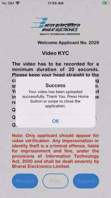 BEL VKYC স্ক্রিনশট
