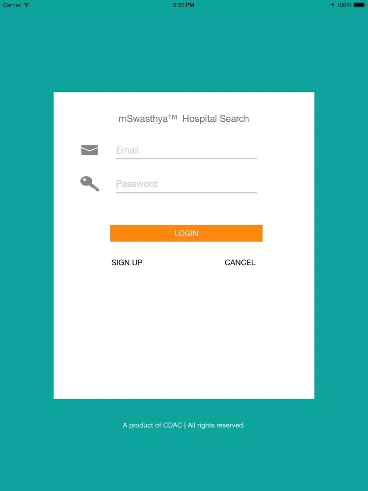 mSwasthya™ Hospital Search iPad  Screenshots