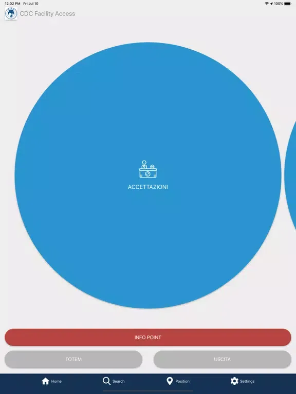 CDC Facility Access iPad  Screenshots
