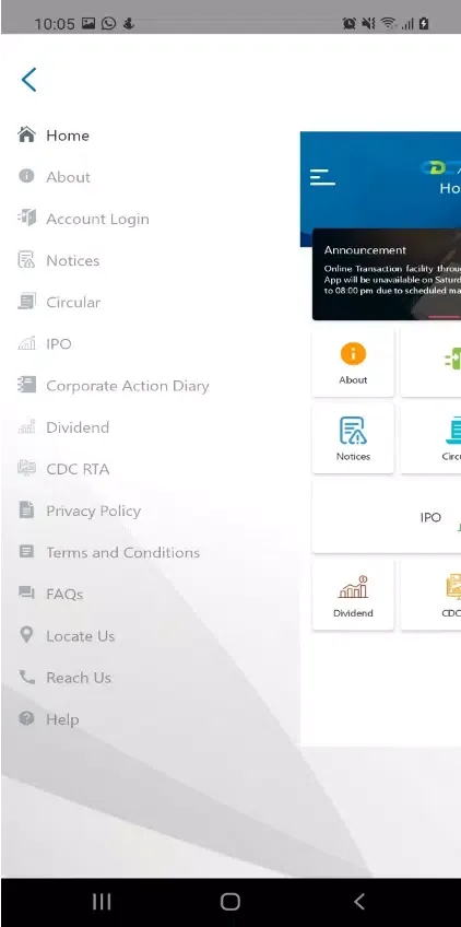 CDC Access Screenshots
