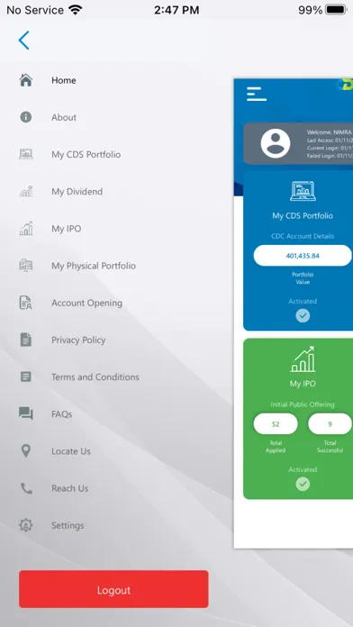 CDC Access Mobile Application 스크린샷