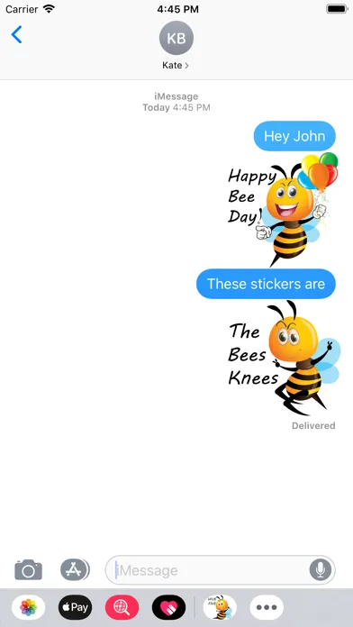 Captures d'écran de Bee Amazing Bee Pun Stickers