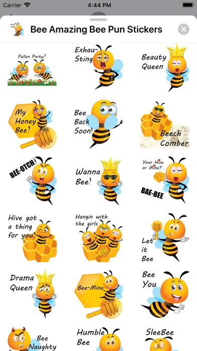 Captures d'écran de Bee Amazing Bee Pun Stickers