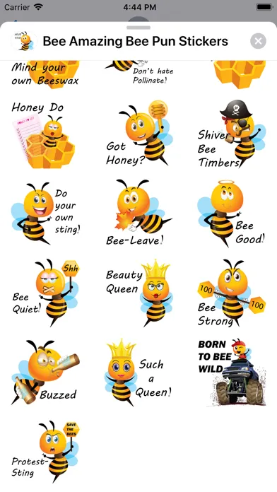Captures d'écran de Bee Amazing Bee Pun Stickers